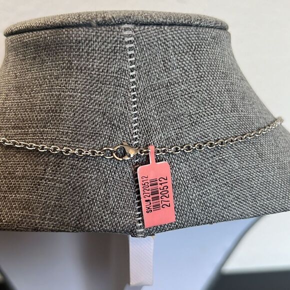 Natural Tiger's Eye and Stainless Steel Long Necklace - Picture 3 of 3